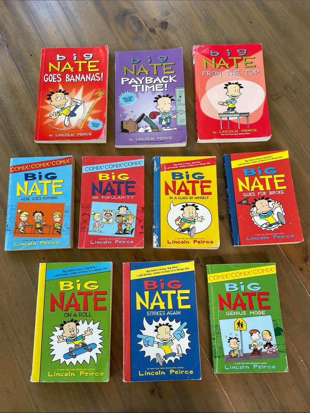 Big Nate Paperback Book Lot